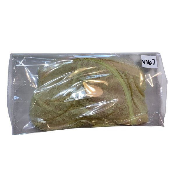 Victoria's Secret Body Victoria Unlined Demi Bra Women 38DDD Lace Yellow - Picture 6 of 6